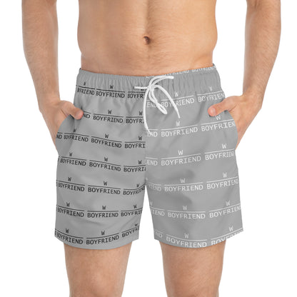 W Boyfriend Swim Trunks